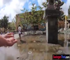 Bali vacation trip visiting a national park with hot amateur sex once home