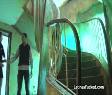 Fucking juicy Latina pussy in spooky building