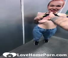 Fingering and face fucking a gorgeous redhead girl