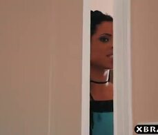 Black teen Kira Noir wants a giant cock in her booty