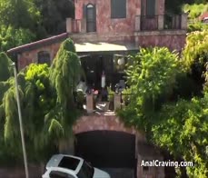 Beauty fresh outta the pool is ready for cock