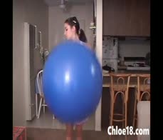 Chloe 18 Ball Fingering and rubbing pussy