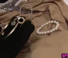 Teen burglars got caught and punished by a lesbian MILF