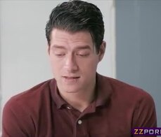 Busty blonde assistant in high heels gets fucked hard