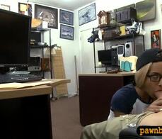 Small tits blondie smashed by pawn man