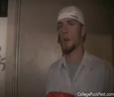 Jello party coed sluts wrestle in voyeur party scene