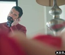 Young wife fucks a peeping tom because her husband wouldnt