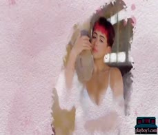 Curvy latina MILF Mia Valentine likes to ride and exposes her hot body