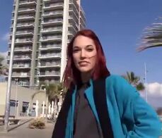 LAS FOLLADORAS - Wild pickup and fuck with amateur dude and hot tattooed Spanish pornstar