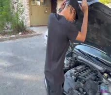 REALTGIRLS - Interracial anal after picking him up on the road