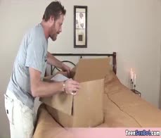 My custom made extra tiny TeenSexBot just arrived and she is so petite and sexy