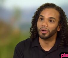 Sexy ebony couple enters the swingers mansion